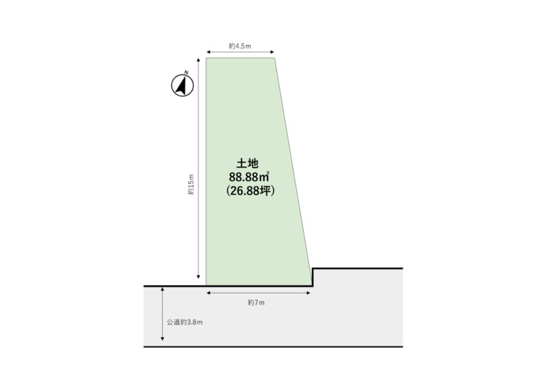 【成約済】大和郡山市矢田町　土地