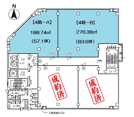 【貸テナント】区割りします♪　FOREST SQUARE(フォレストスクエア) 4F-A